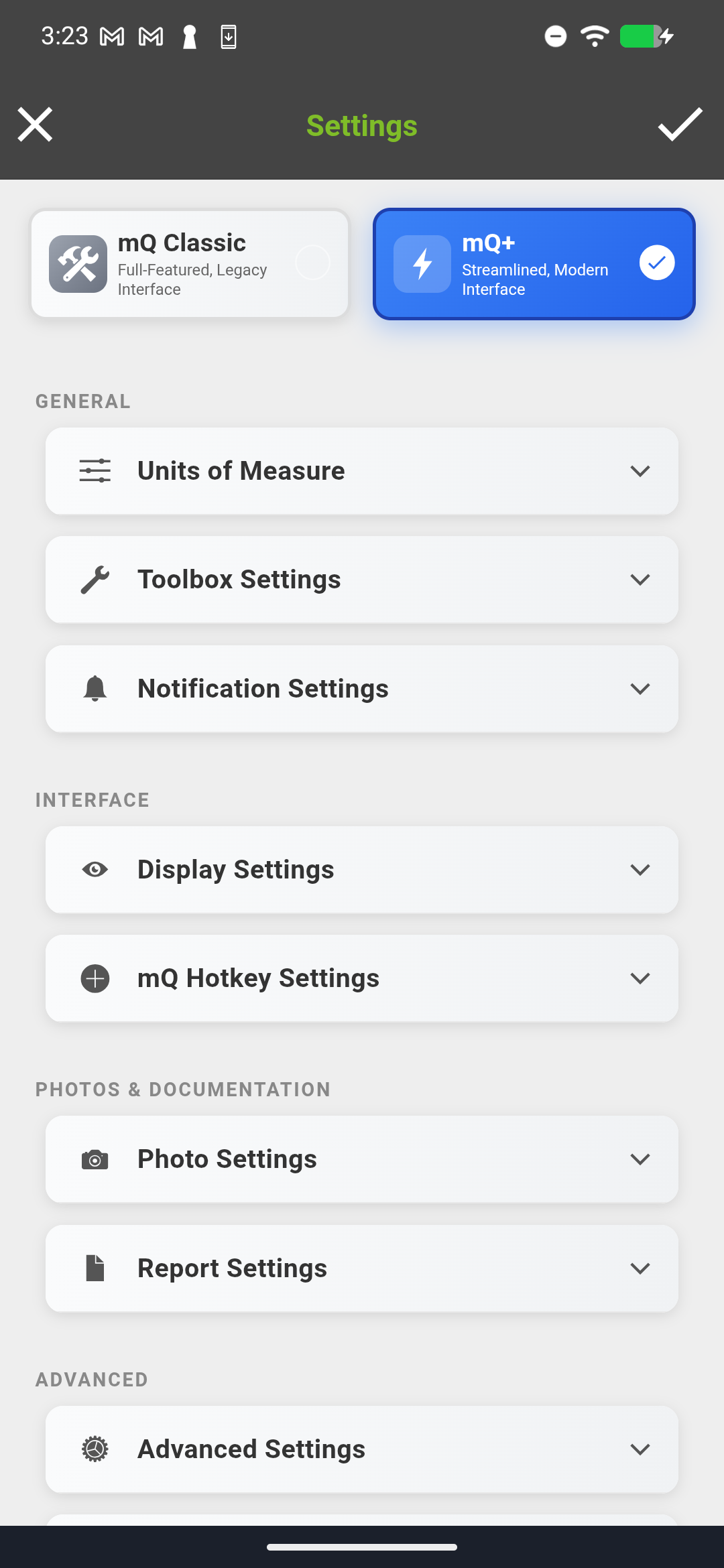 Settings gear icon location on the home screen, highlighted with an arrow