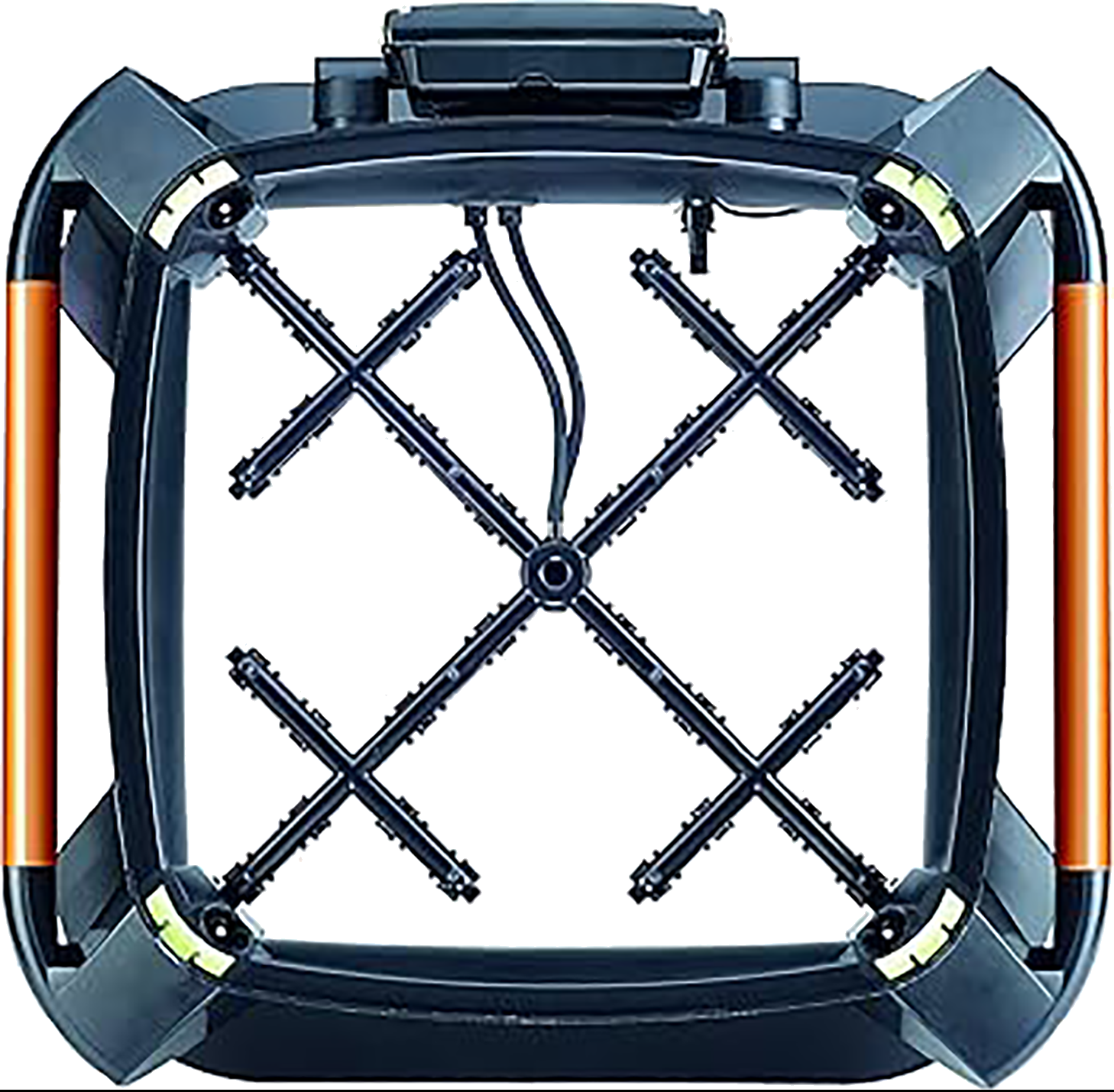 TrueFlow Grid measurement grid showing the internal sensor array structure